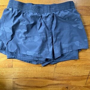 RBX Blue Athletic Shorts with Lightweight Material and Elastic Waistband